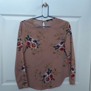 floral long sleeve shirt